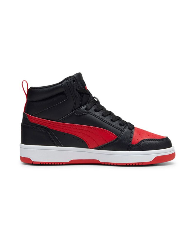 Zapatillas Puma Rebound V6 Mid Negro Infantil