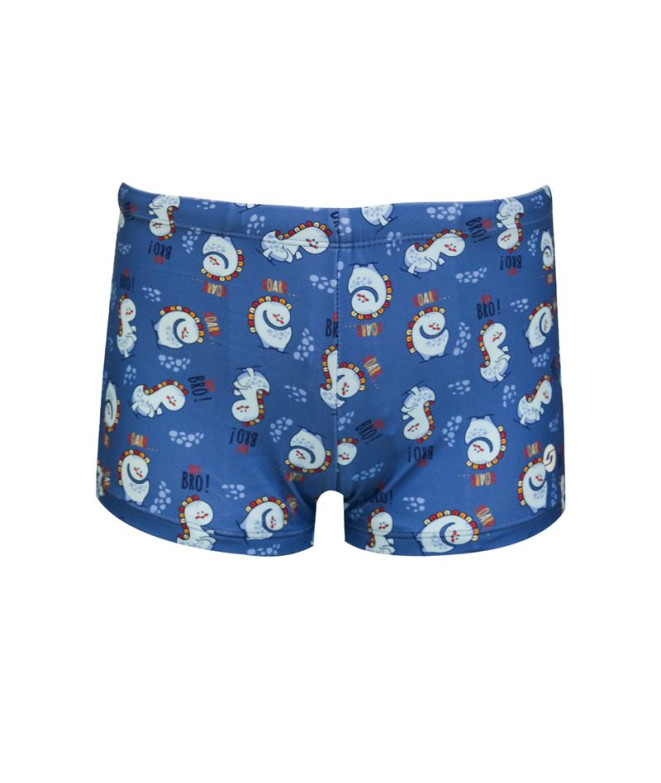 Bañador de Natación Ras Bronto Niño Azul Denim