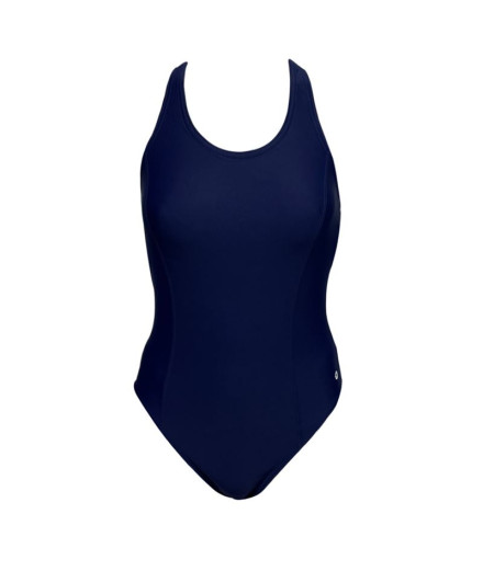 Bañador Ras Solid Classic Back Mujer Azul Marino