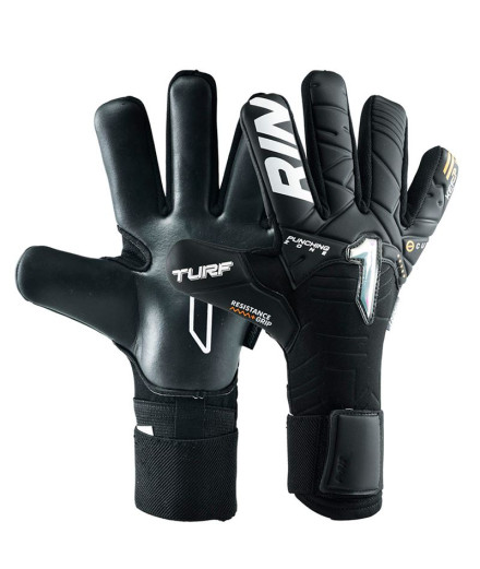 Guantes de portero Rinat Kratos Turf Basic Negro