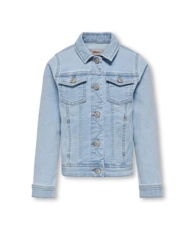 Chaqueta Only Kogsara Niña Light Blue Denim