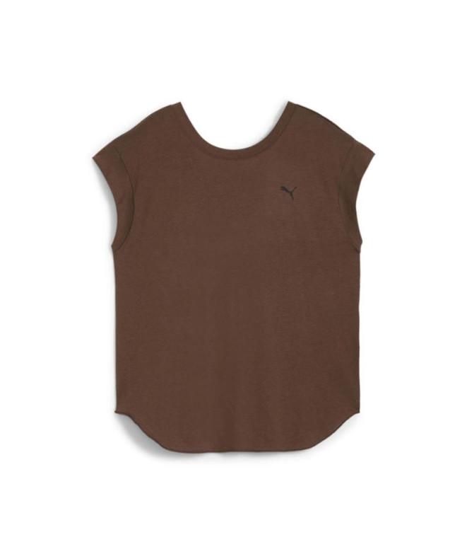 Camiseta de Yoga Puma Studio Foundations Mujer