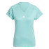 Camiseta adidas Aeroready Train Essentials Minimal Branding V-Neck Mujer Azul