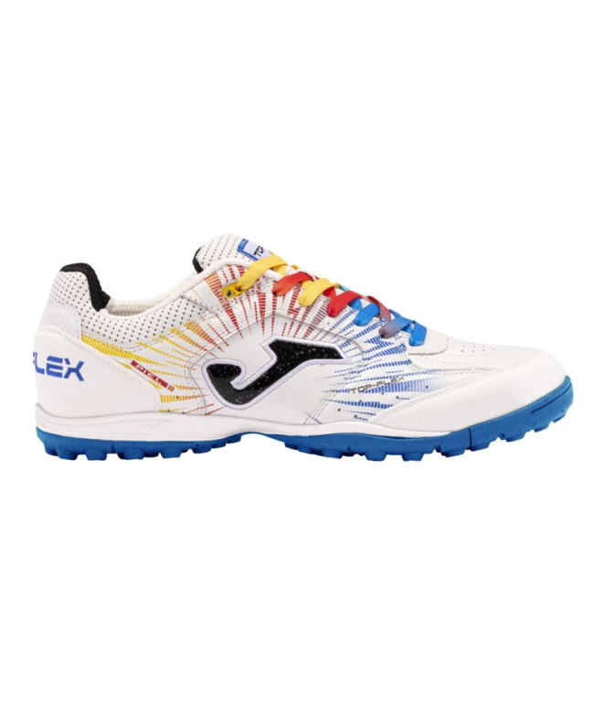 Botas de fútbol Joma Top Flex 2476 Blanco Rojo