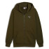 Chaqueta Casual Puma Better Essentials Full-Zip Hoodie Fl Hombre Oliva Oscuro