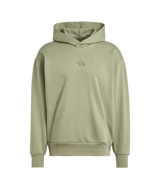 Sudadera adidas All Szn Fleece Hoodie Hombre Verde