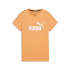 Camiseta Casual Puma Essentials Logo (S) Mujer Naranja