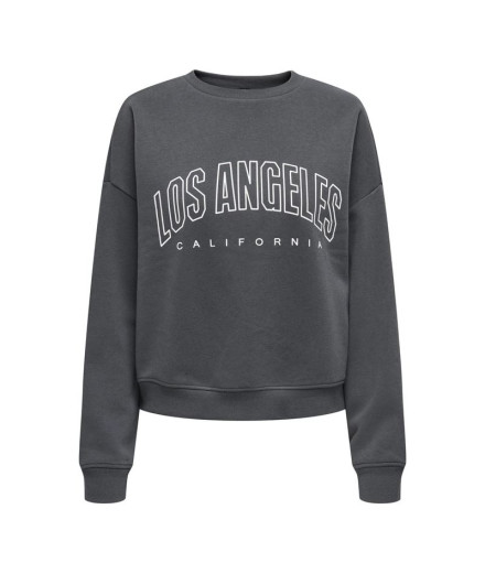 Sudadera Only Onl Life L/S Crew O.Size State Mujer...