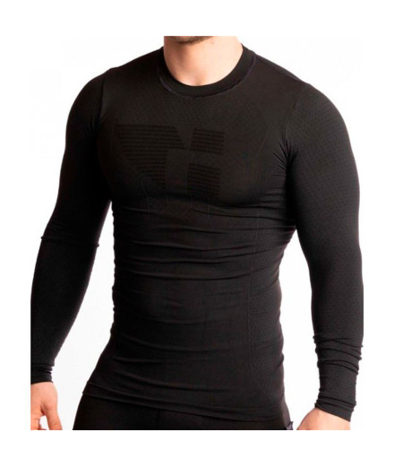 Camiseta de Running Hanker M/Larga Termica Dadpa Negro