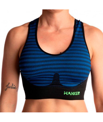 Top de Running Hanker Top Cane Azul