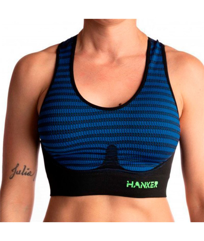 Top de Running Hanker Top Cane Azul