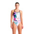 Bañador de Natación Arena Airbrush Mujer Negro/Blanco