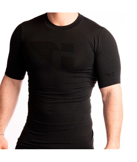 Camiseta de Running Hanker M/Corta Termica Yod Negro