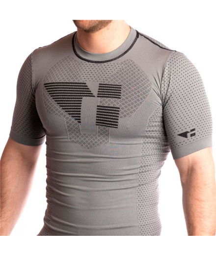 Camiseta de Running Hanker M/Corta Termica Yod Gris
