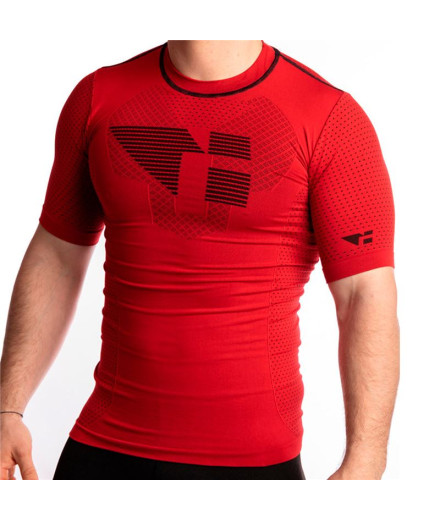 Camiseta de Running Hanker M/Corta Termica Yod Rojo