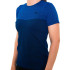 Camiseta de Running Hanker Dung Manga Corta Azul