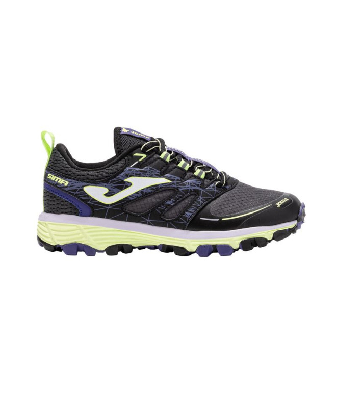Zapatillas Joma Sima Jr 2531 Infantil Negro/Morado