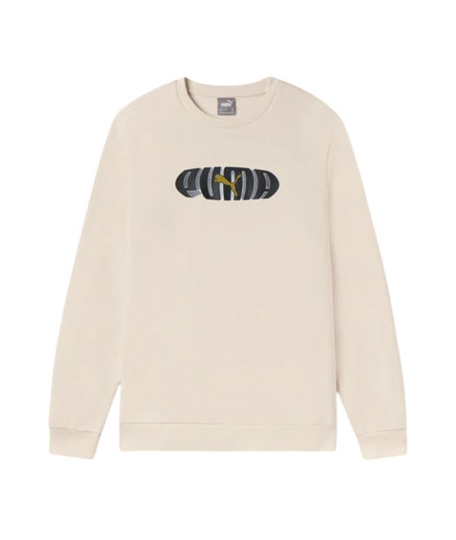 Sudadera Casual Puma Essentials+ Graphic Crew...