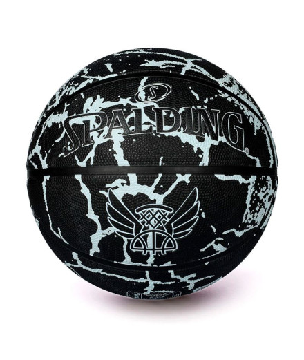 Balones de Baloncesto Spalding Flight Crack Negro &...