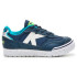 Zapatillas De Fútbol Sala Kelme Trueno Lace Infantil Marino y Blanco