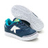 Zapatillas De Fútbol Sala Kelme Trueno Lace Infantil Marino y Blanco
