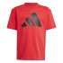 Conjunto adidas Lk Bl T-Set 160 Infantil Rojo/Negro
