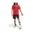 Conjunto adidas Lk Bl T-Set 160 Infantil Rojo/Negro