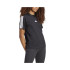 Camiseta adidas 3 Bandas Sj Mujer Negro/Blanco