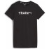 Camiseta de Fitness Puma Women'S Graphic Train Puma Mujer Negro/Blanco