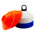 Set 60 Conos Zastor Ag-605 Blanco/Azul/Naranja