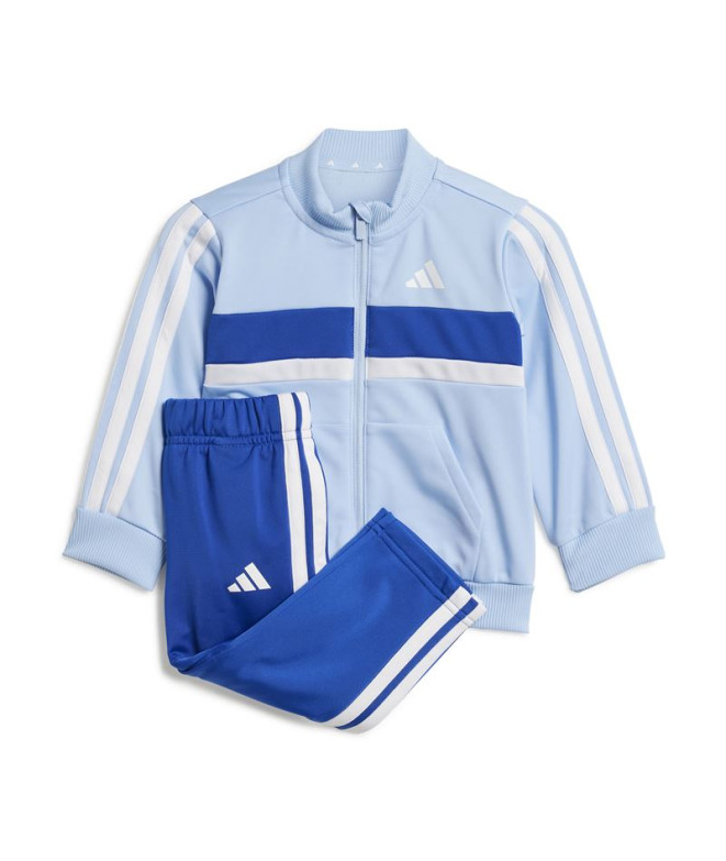 Chándal adidas 3Bandas Tib Bebé Azul/Blanco