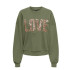 Sudadera Only Onlkatya L/S Love Loden Green Mujer