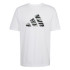 Camiseta adidas Camo Logo Hombre Blanco