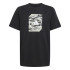 Camiseta adidas Camo Box Niño Negro
