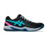 Zapatillas de Padel ASICS Gel-Dedicate 8 Padel Hombre Negro/Aqua
