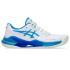 Zapatillas de Tenis ASICS Gel-Challenger 14 Clay Mujer Blanco/Azul
