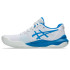 Zapatillas de Tenis ASICS Gel-Challenger 14 Clay Mujer Blanco/Azul