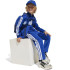 Chandal adidas Essentials 3Bandas Tiberio Infantil Azul/Blanco