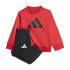 Chandal adidas Big Logo French Terry Jog Bebé Rojo/Negro
