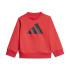 Chandal adidas Big Logo French Terry Jog Bebé Rojo/Negro