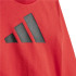 Chandal adidas Big Logo French Terry Jog Bebé Rojo/Negro