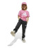 Camiseta adidas Essentials Big Logo Infantil Rosa/Blanco