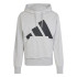 Sudadera adidas Big Logo French Terry Hd Hombre Gris/Negro