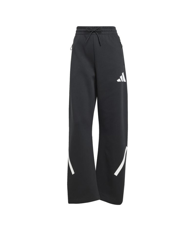 Pantalones adidas Z.N.E. Bar Mujer Negro/Blanco