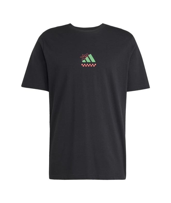 Camiseta adidas Pizza Hombre Negro