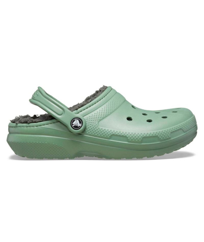 Zuecos Crocs Classic Lined Clog Moss