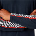 Camiseta Helly Hansen Lifa Active Stripe Crew Hombre Azul Marino