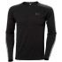 Camiseta Helly Hansen Lifa Active Stripe Crew Hombre Negro