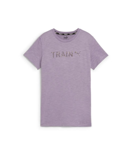 Camiseta de Fitnes Puma Women'S Graphic Train Mujer Morado