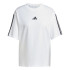 Camiseta adidas 3 Bandas Bf Mujer Blanco/Negro